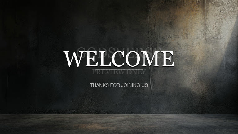 Welcome worship background urban concrete