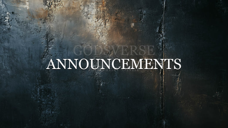 Announcements worship background urban concrete