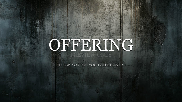 Offering worship background urban concrete