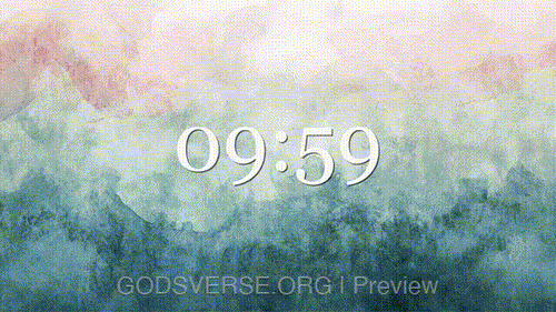 10-minute countdown timer Watercolor Worship