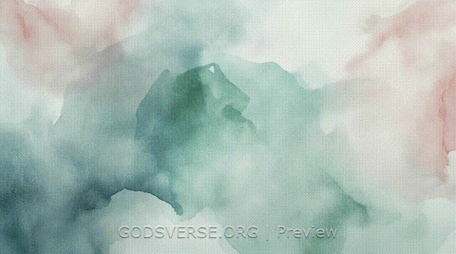 Blank motion background watercolor worship