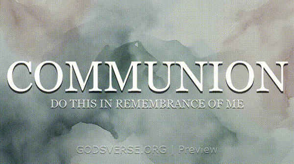 Communion motion background watercolor worship
