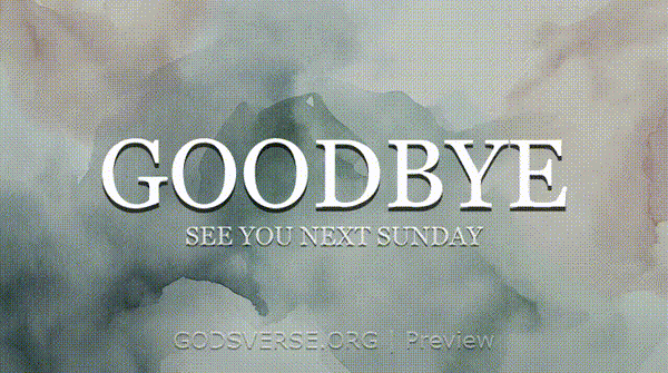Goodbye motion background watercolor worship