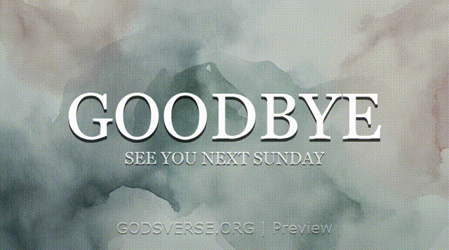 Goodbye motion background watercolor worship