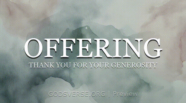 Offering motion background watercolor worship