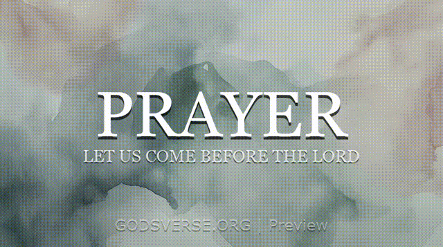 Prayer motion background watercolor worship