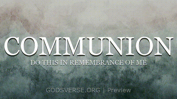 Communion motion background watercolor worship