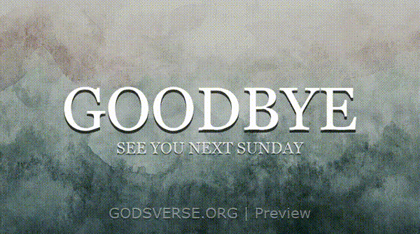 Goodbye motion background watercolor worship