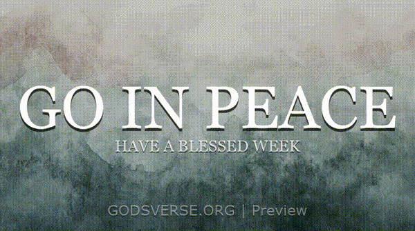Go In Peace motion background watercolor worship