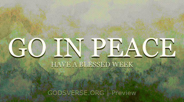 Go In Peace motion background watercolor worship