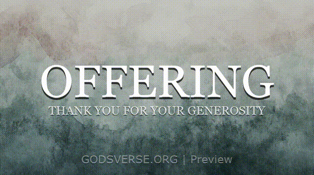Offering motion background watercolor worship