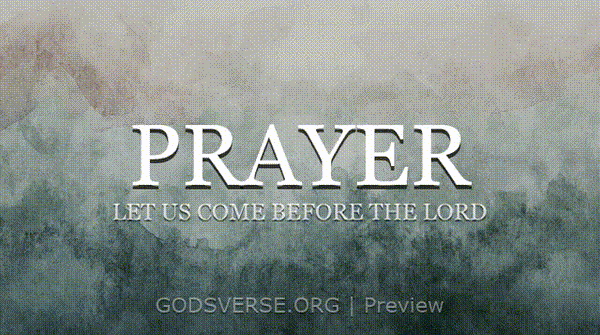 Prayer motion background watercolor worship