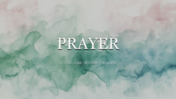 Prayer worship background watercolor worship