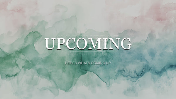 Upcoming worship background watercolor worship