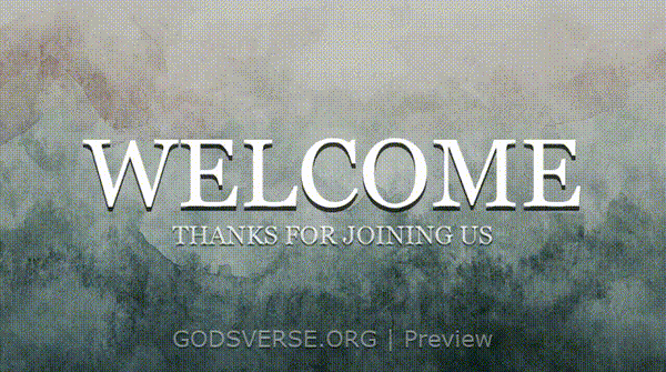 Welcome motion background watercolor worship