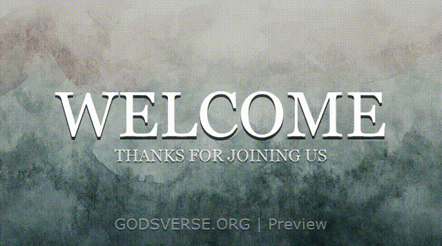 Welcome motion background watercolor worship