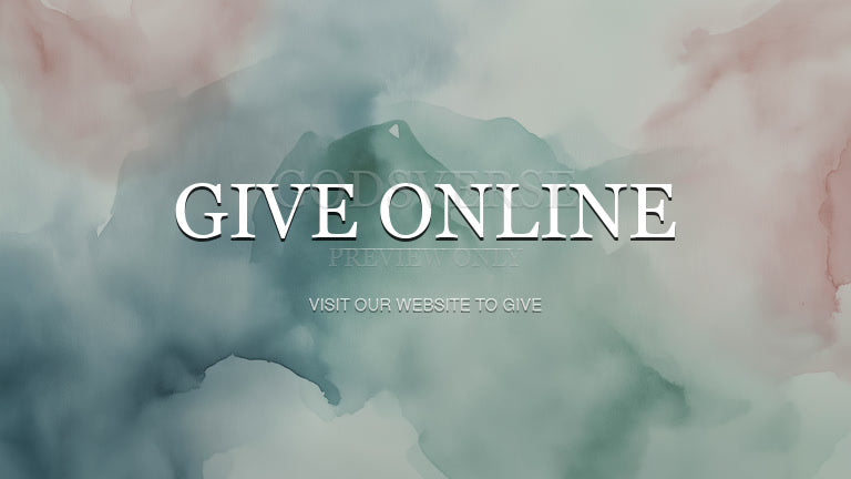 Give Online worship background watercolor worship