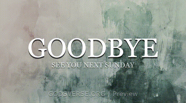 Goodbye motion background watercolor worship