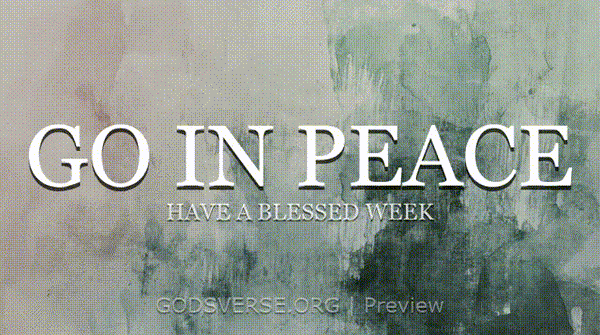 Go In Peace motion background watercolor worship