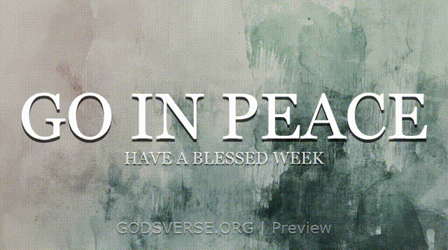 Go In Peace motion background watercolor worship