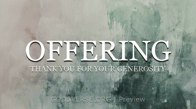 Offering motion background watercolor worship