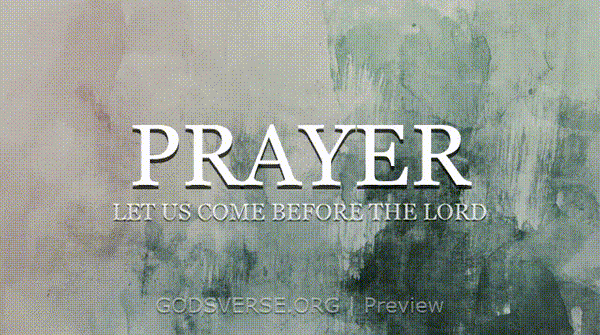 Prayer motion background watercolor worship
