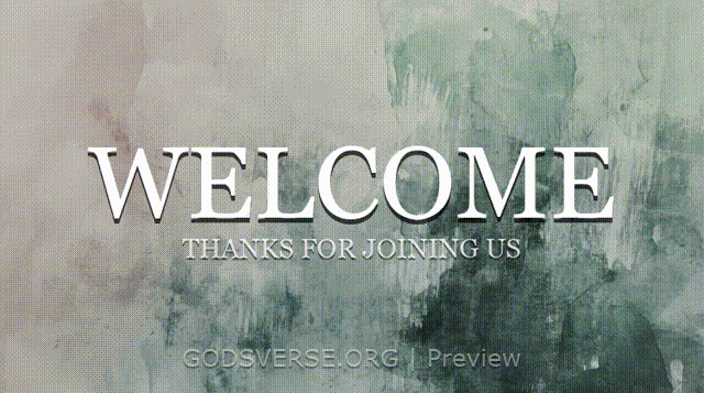 Welcome motion background watercolor worship