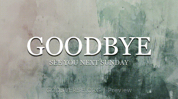 Goodbye motion background watercolor worship