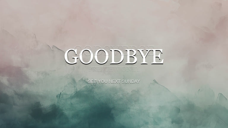 Goodbye worship background watercolor worship
