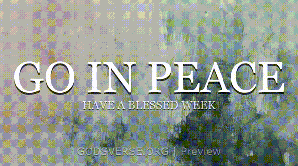 Go In Peace motion background watercolor worship