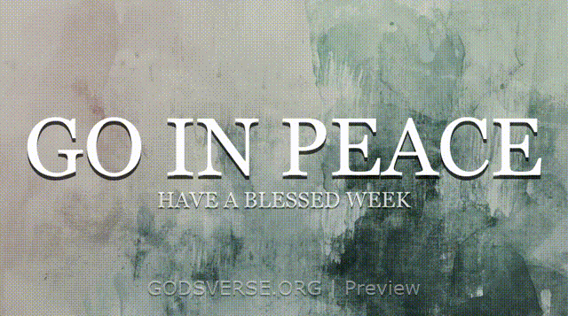 Go In Peace motion background watercolor worship