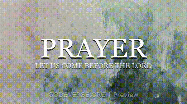 Prayer motion background watercolor worship
