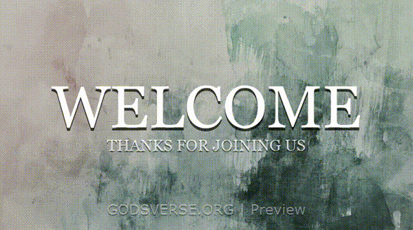 Welcome motion background watercolor worship