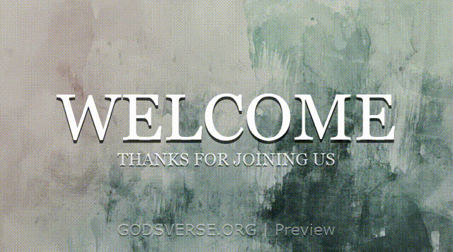Welcome motion background watercolor worship