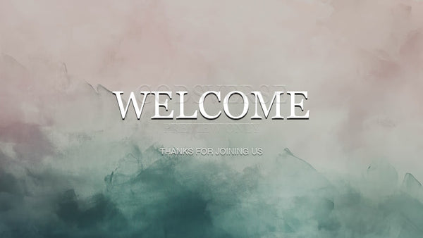 Welcome worship background watercolor worship