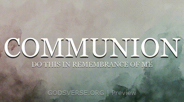 Communion motion background watercolor worship