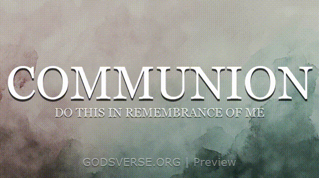 Communion motion background watercolor worship