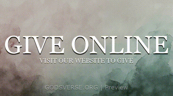 Give Online motion background watercolor worship