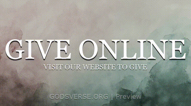 Give Online motion background watercolor worship