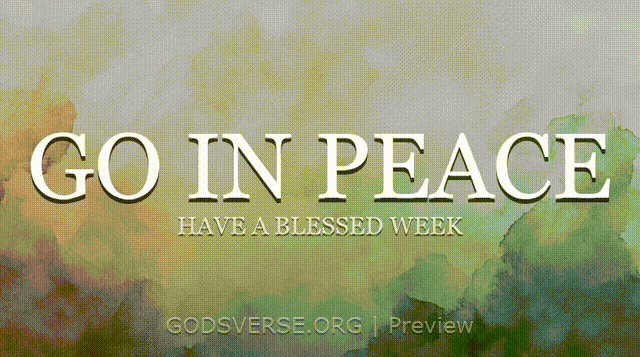 Go In Peace motion background watercolor worship