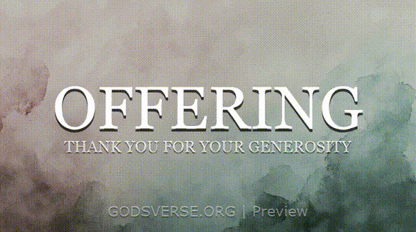 Offering motion background watercolor worship