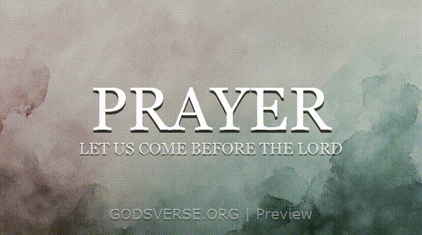 Prayer motion background watercolor worship