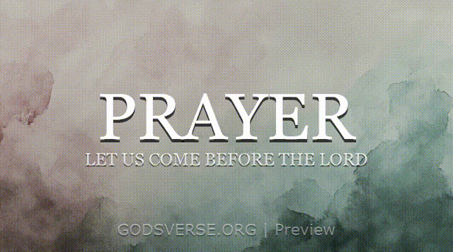 Prayer motion background watercolor worship