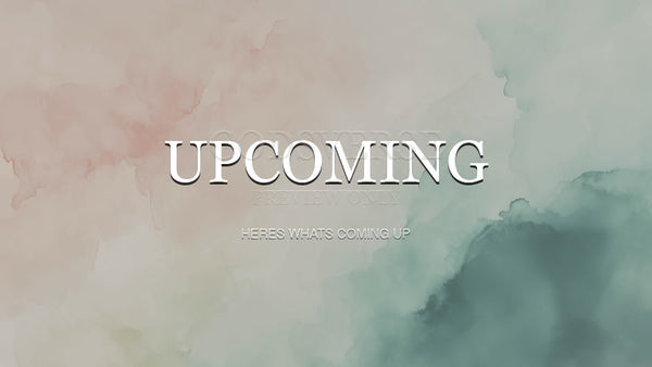 Upcoming worship background watercolor worship
