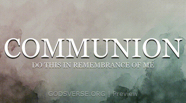 Communion motion background watercolor worship