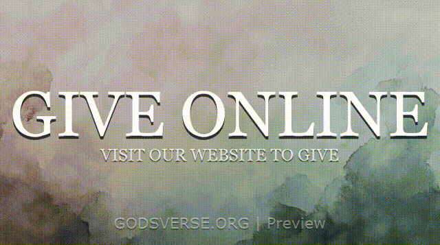 Give Online motion background watercolor worship
