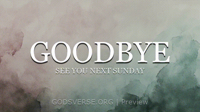 Goodbye motion background watercolor worship