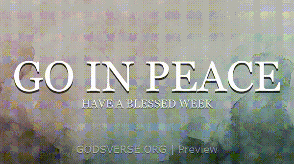 Go In Peace motion background watercolor worship