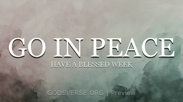 Go In Peace motion background watercolor worship