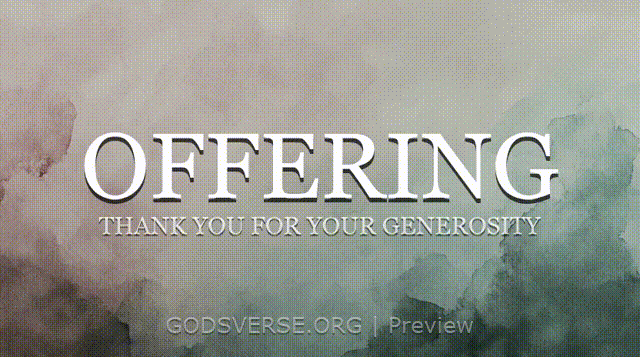 Offering motion background watercolor worship